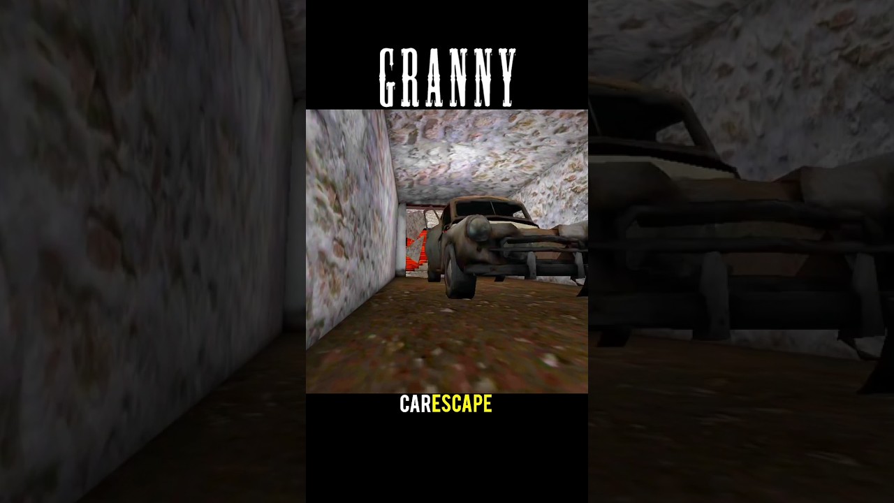 GRANNY IS SCARY TEACHER CAR ESCAPE 😱 #shorts #granny #gaming #gameplay