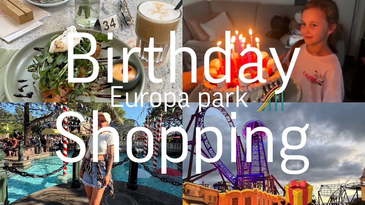 Влог из Германии 🇩🇪 Europa Park 🎢Шопинг и День Рождения  🎁Распродажа , большие скидки 🏷️