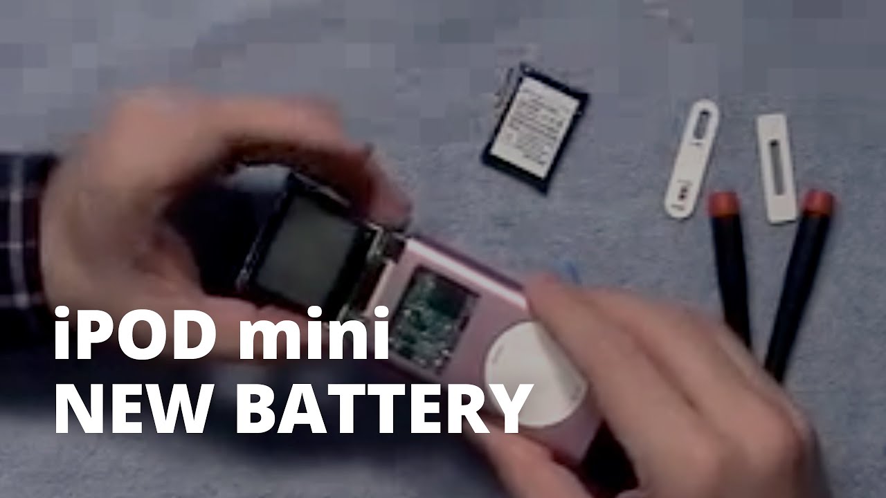 Как заменить аккумулятор в iPod mini