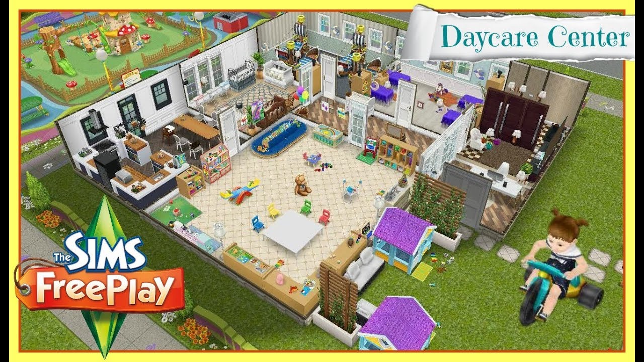 🍼 Redesigned Daycare Center TOUR 👶// The SIMS™FreePlay | KyraSimmer