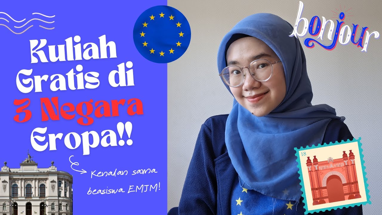 Kuliah di 3 Negara Eropa GRATIS? 😱 Kenalan Sama Beasiswa EMJM! 🎯✈️