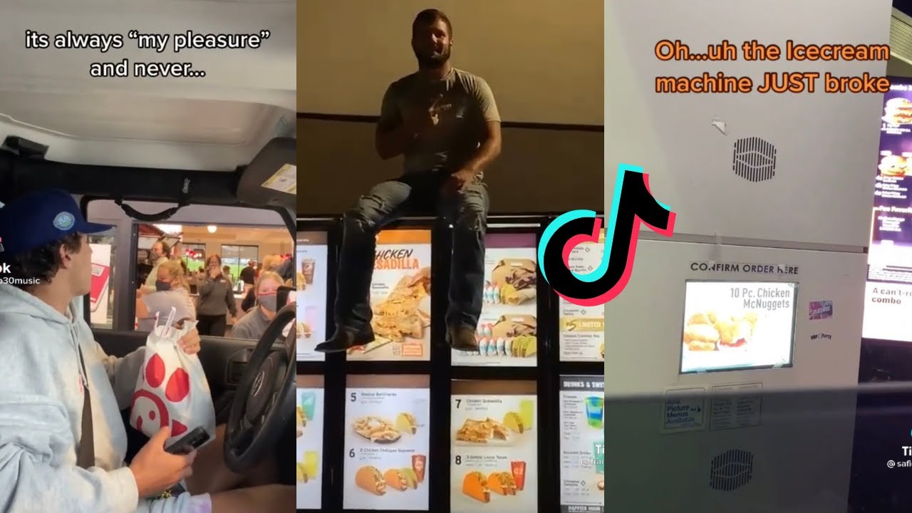 Funny drive thru tik tok pranks Compilation