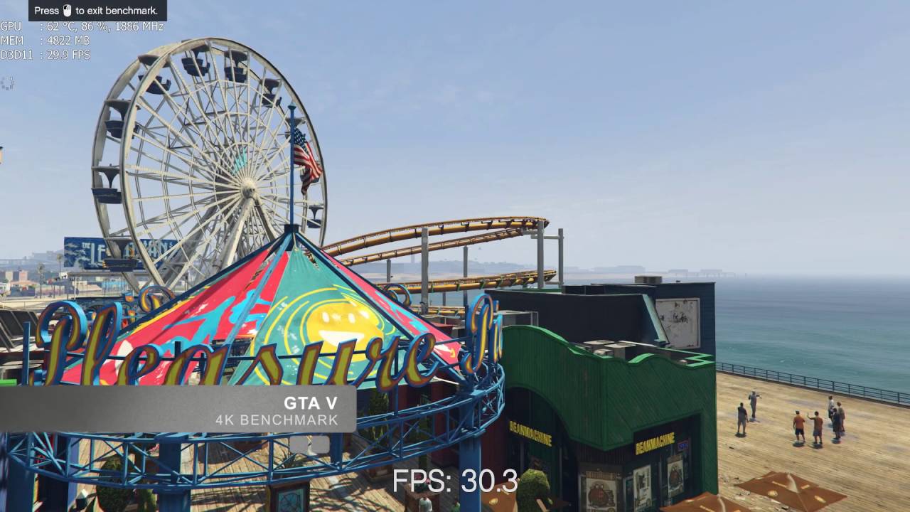EVGA GTX 1060 6GB Standard ACX 2.0 4K 1080p Benchmark