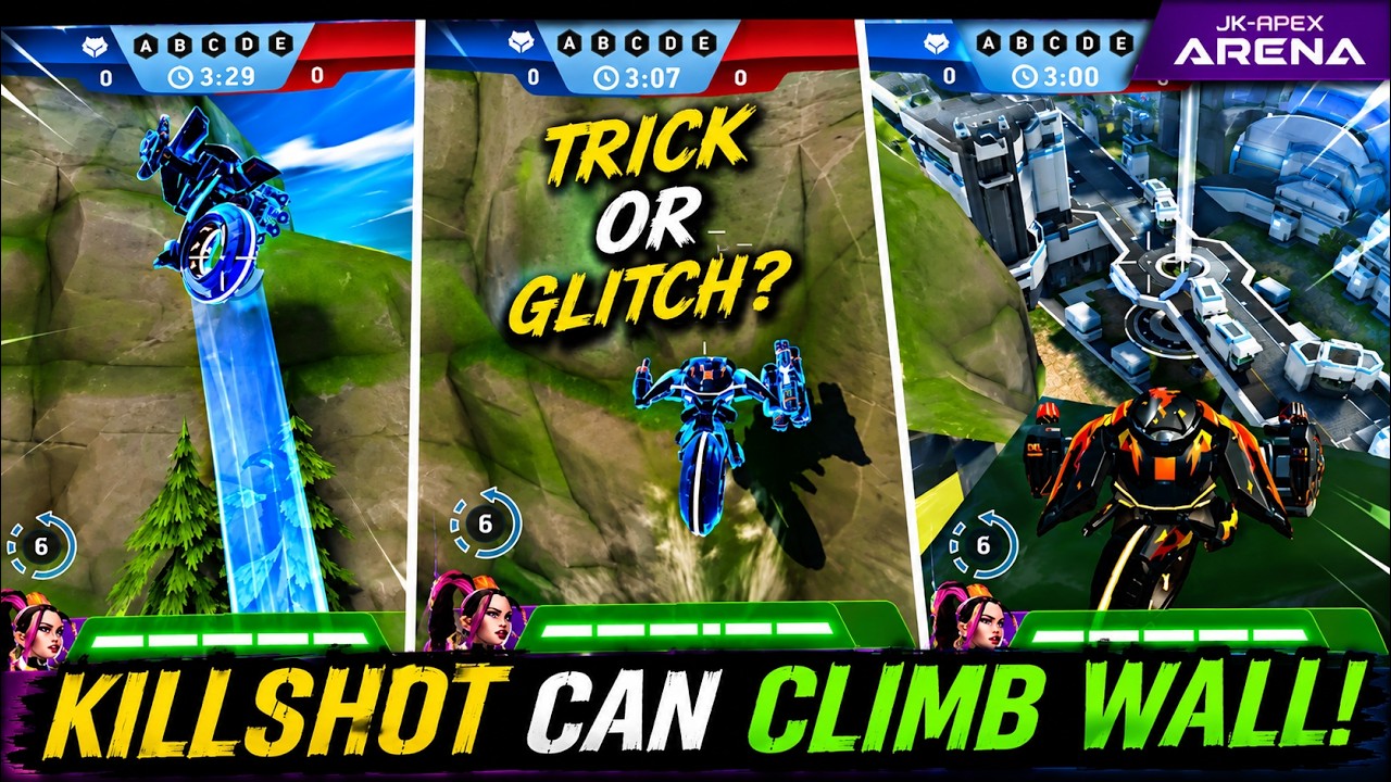HOW DID I GET UP HERE?! 🤯 Mech Arena Killshot Wall Climb Glitch 🤔 #mecharena #gaming