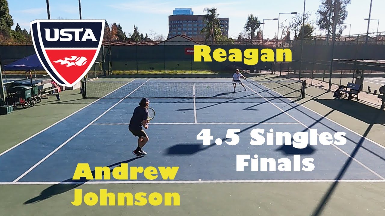 USTA 4.5 Singles Tournament Finals (Andrew Johnson V.S. Reagan)