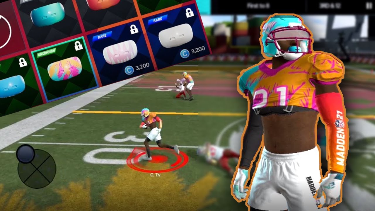 THE CUSTOMIZATION IS GREAT!!! Madden 21 THE YARD Mobile Gameplay