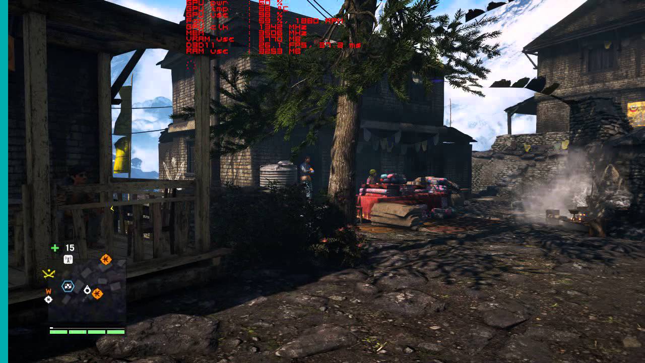 Far Cry 4 on GeForce GTX 970 with VRAM usage above 3.5 GB :: PCLab.pl