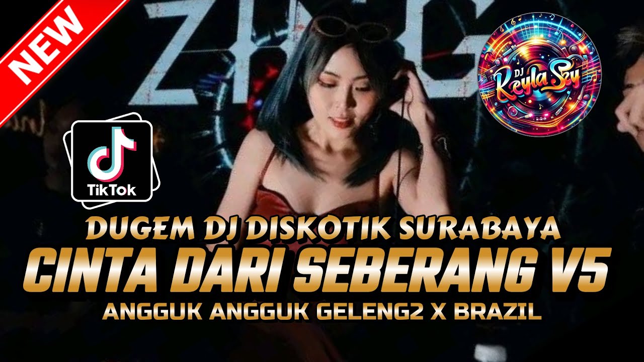 DUGEM DJ DISKOTIK SURABAYA !! DJ CINTA DARI SEBERANG X ANGGUK ANGGUK GELENG2 NEW FUNKOT TERBARU 2025