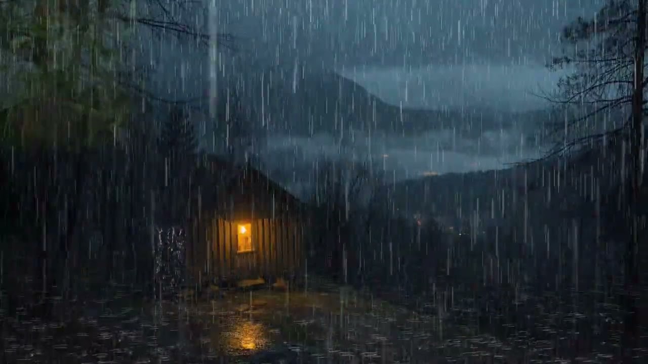 Heavy Rainstorm ASMR for Deep Focus and Restful Sleep | Relaxing Rain Noise for Stress Relief