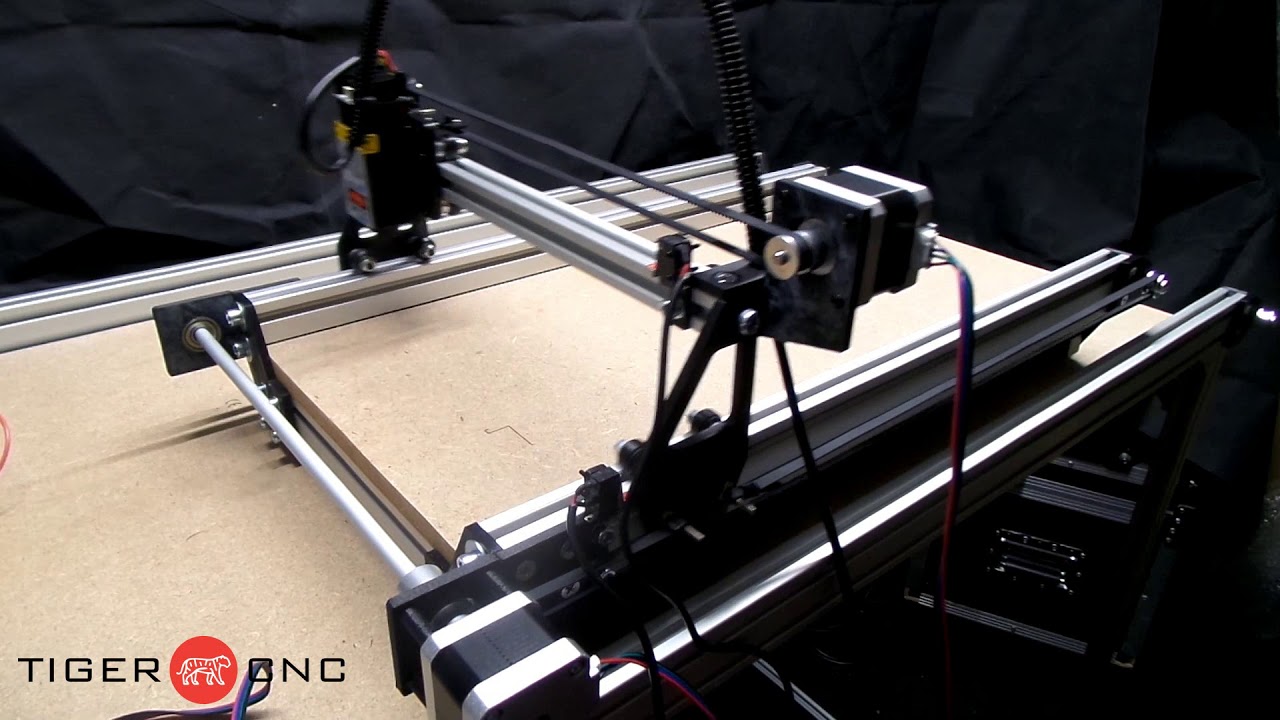 Tiger CNC Laser CNC TCL4020 XY Movement Test