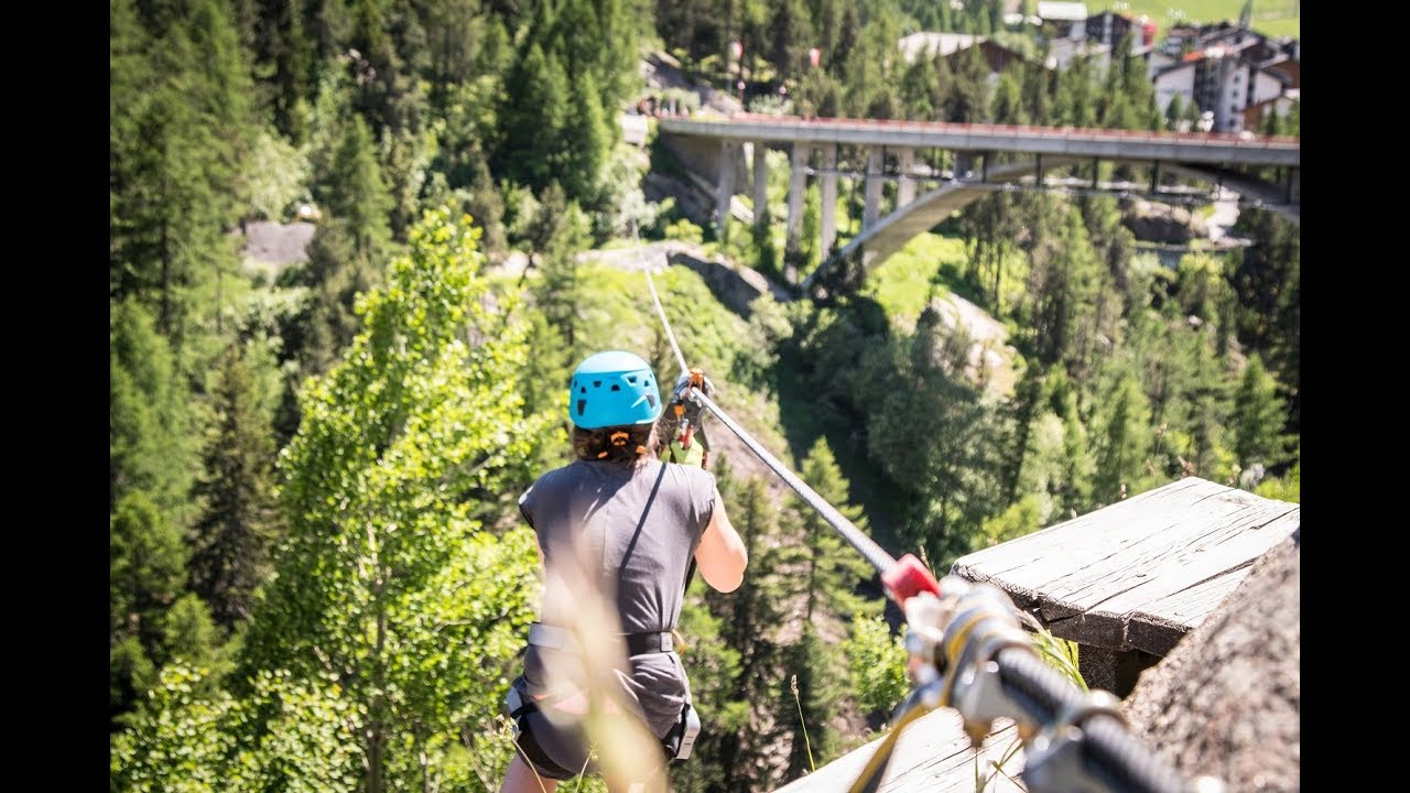 Abenteuerwald Saas-Fee für Schulklassen und Sportvereine