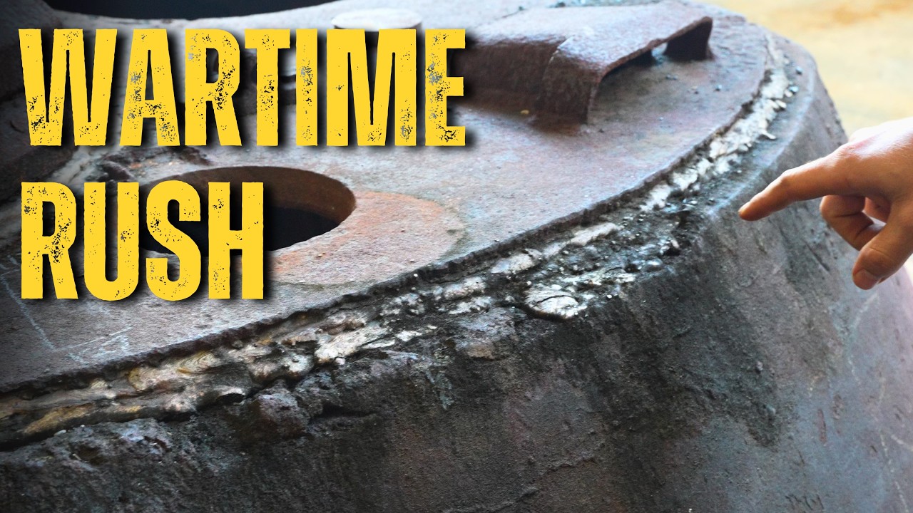 WORKSHOP WEDNESDAY: Repairing Arty Damage on a KV-1S Turret. The Chelyabinsk Factory Was STRUGGLING
