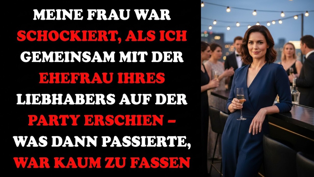 🔥Ich erschien mit der Frau ihres Liebhabers auf der Party – was dann geschah, veränderte alles