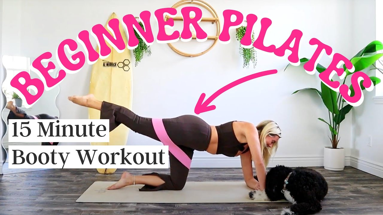 15 MIN BOOTY WORKOUT | Beginner Pilates Workout