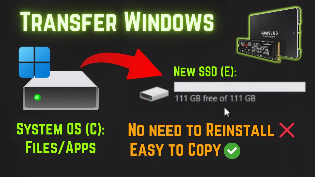 How to Clone a Hard Drive or SSD Without Reinstalling Windows OS!