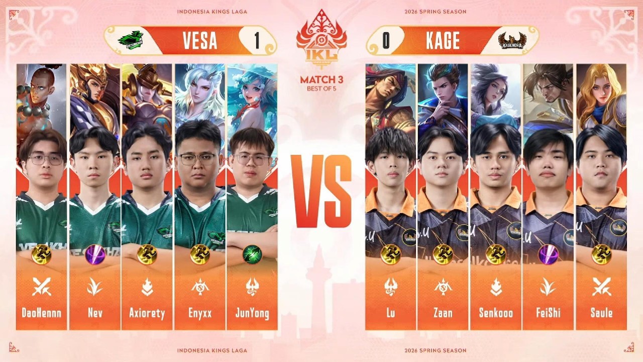[IKL Spring 2026] Vesakha vs Kagendra | Game 2 | Group Stage | Week 2 Day 2