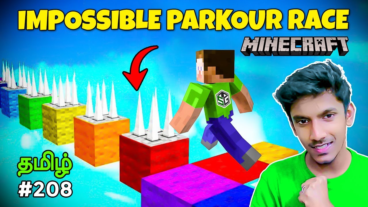 MINECRAFT GAMEPLAY Part 2 - Parkour race - Ultimate Fun 😂 -  Tamil Gameplay - Sharp Tamil Gaming