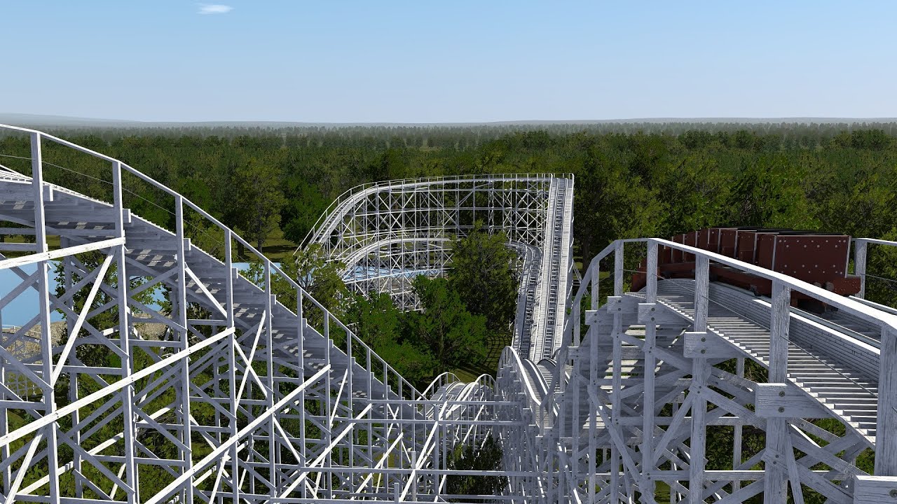 Rocky Glen Mountain Dips recreation - NoLimits 2
