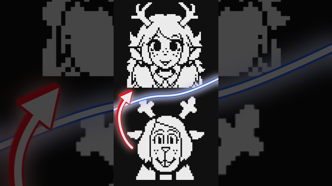 What if Chapter 1 Had BETTER Portraits? 🎨 Deltarune Chapter 1 Fan Mods Shorts #deltaruneshorts