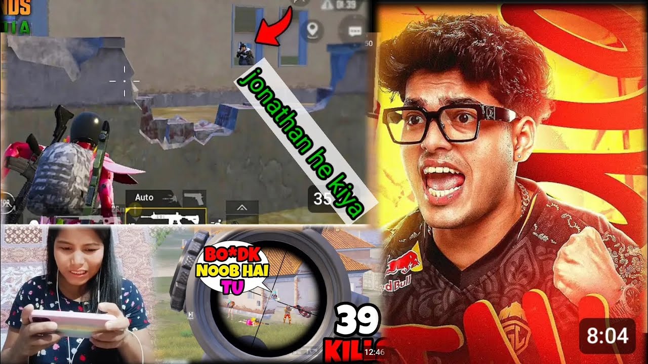 Livik me dhamaka jonathan mera lobby me😱bgmi girl gamer