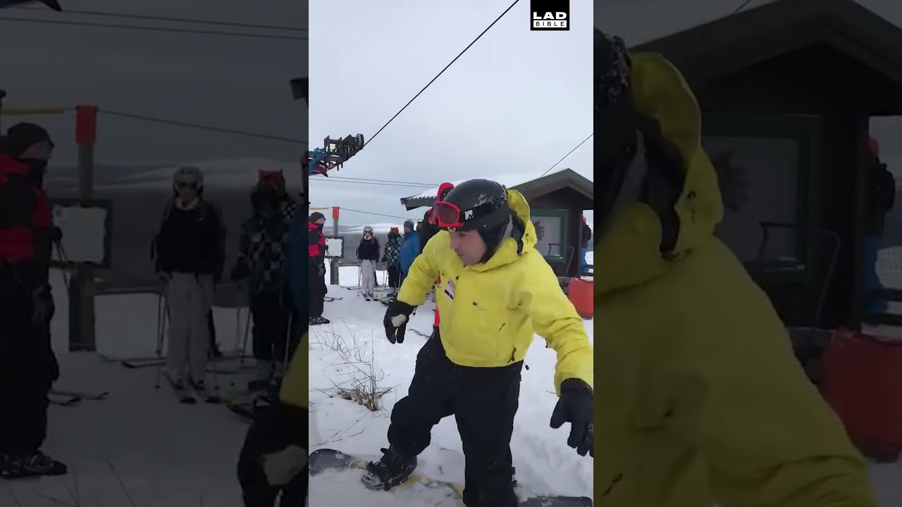 These Scottish lads trying to figure out the ski lift is hilarious 😂😂