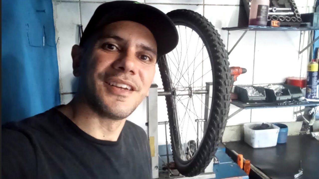 Desempenando Aro de Bike. Como alinhar roda de bike totalmente empenada?