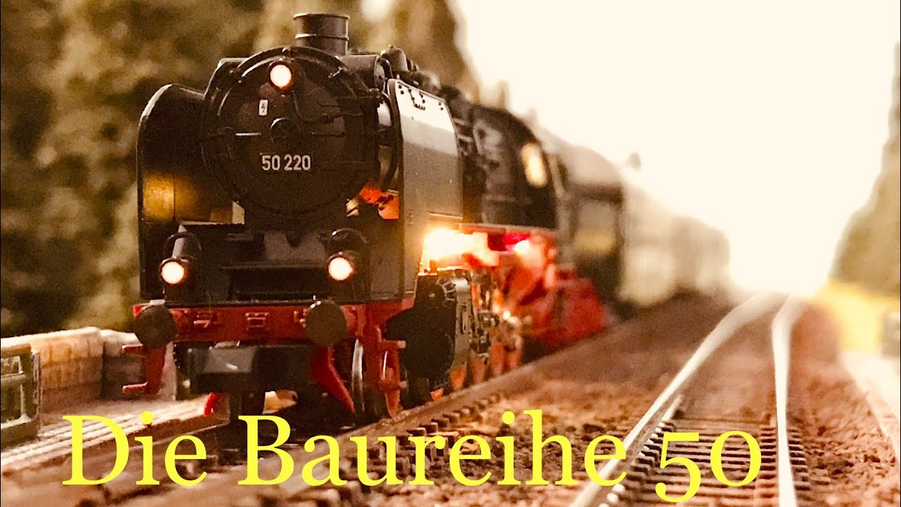 Modellbahn Spur N Fahrvideo „Die Fleischmann Baureihe 50 mit Sound