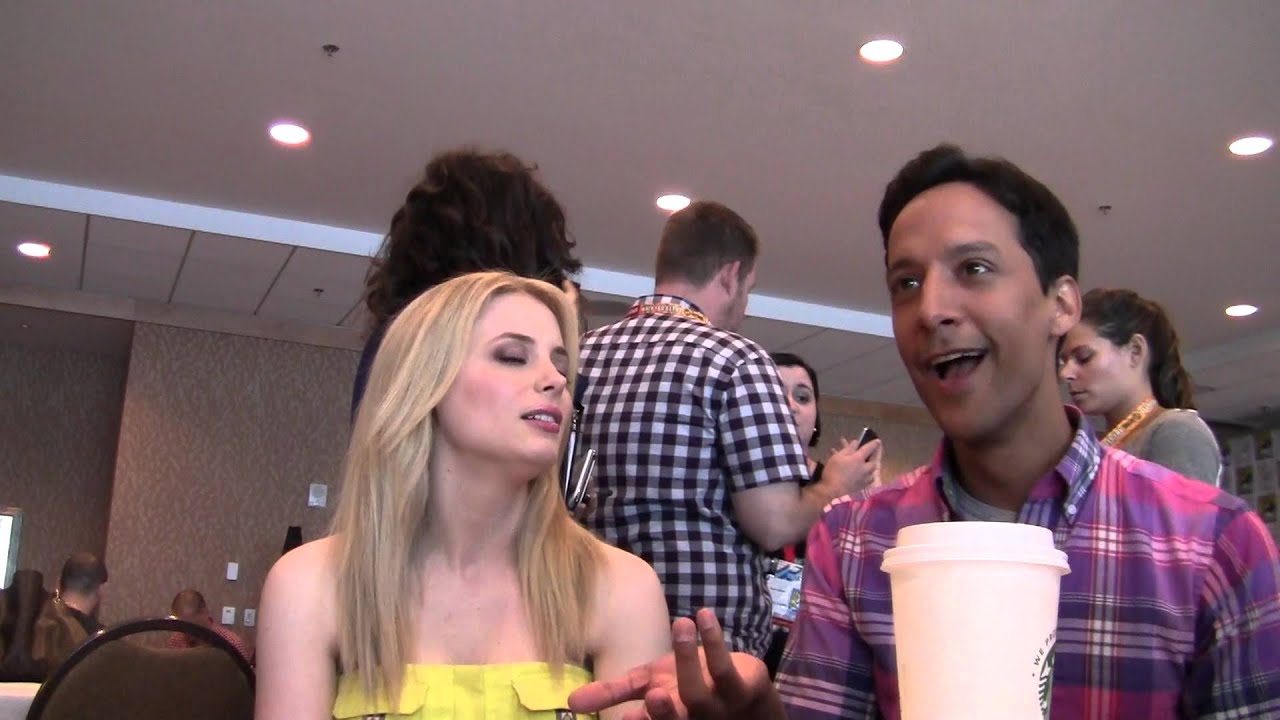 Gillian Jacobs and Danny Pudi of 'Community' at Comic-Con