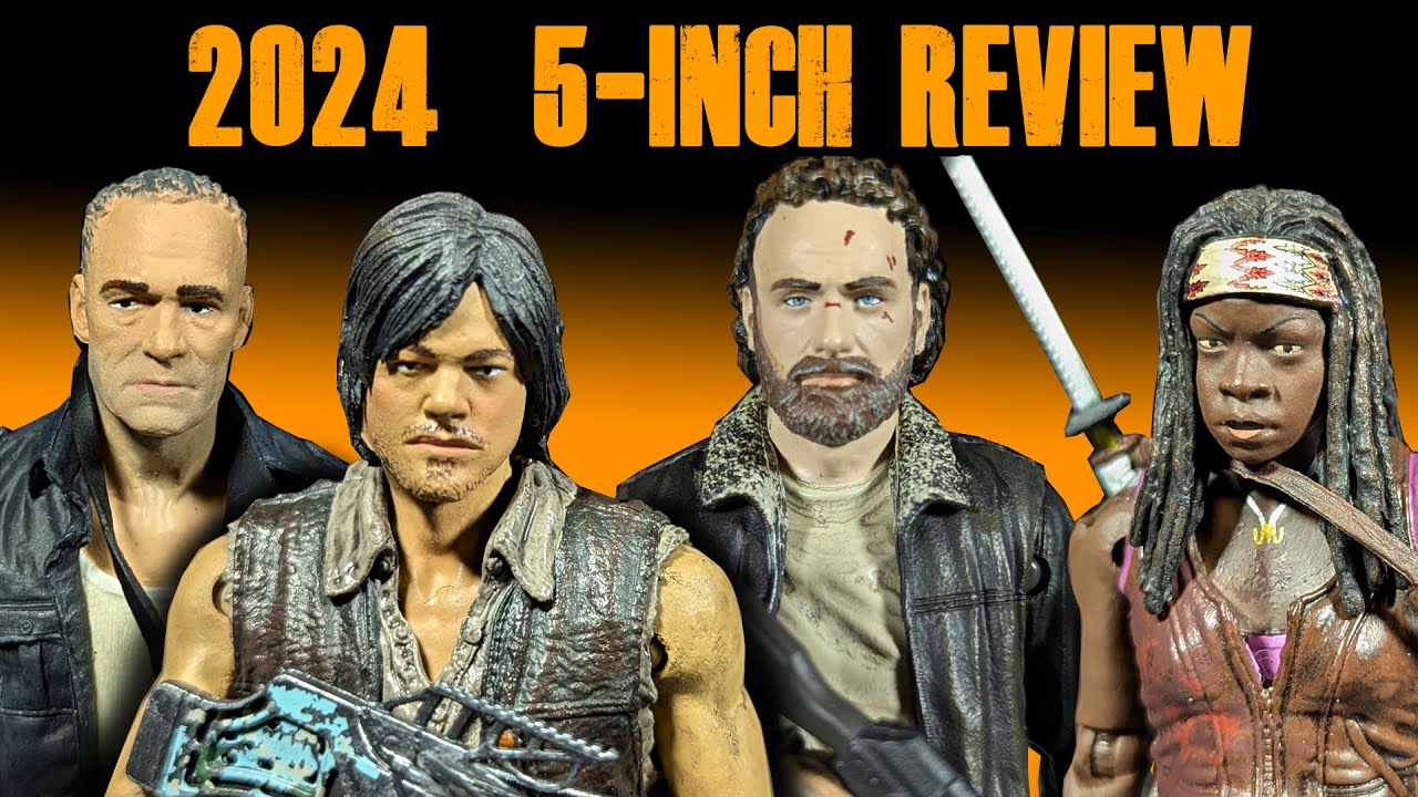 2024 McFarlane Toys Walking Dead Rick Grimes, Michonne, Daryl Dixon, Merle 5