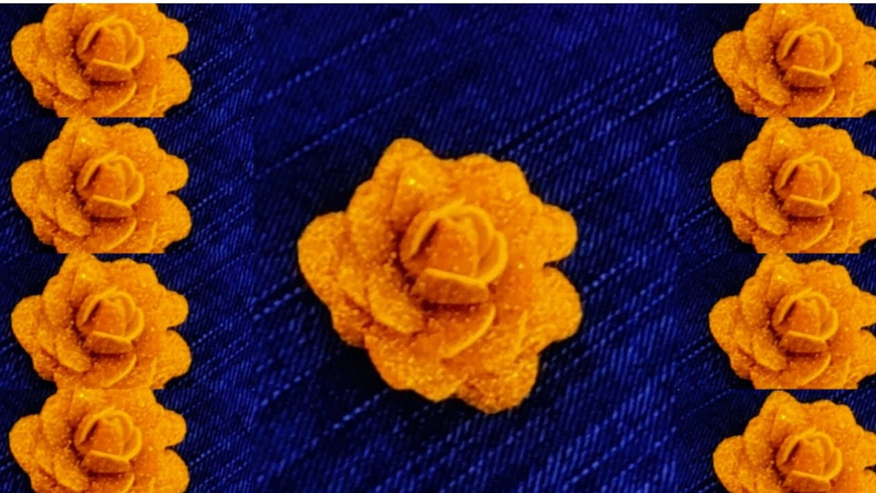 How to Make Easy Beautiful Glittery Paper Flower / paper flower making # craft ideas 🌹🌹🌹