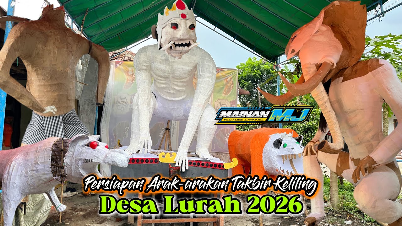 Persiapan Arak-arakan Desa Lurah 2026
