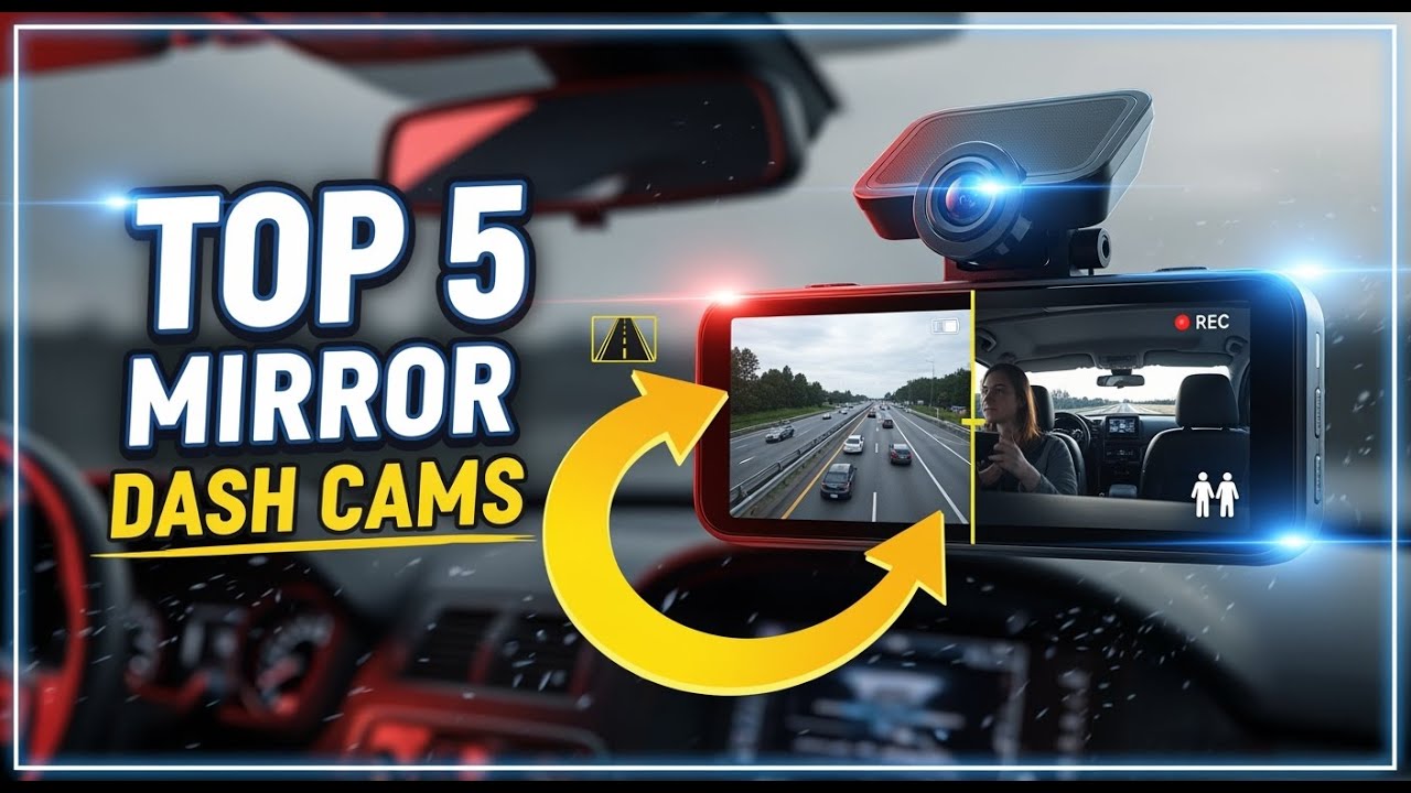 TOP 5 Best Mirror Dash Cams 2026 | Record the Road Ahead and the Cabin at the Same Time