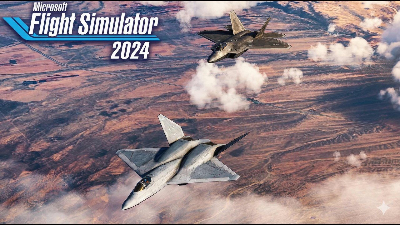 Air Superiority Over Iran? YF-23 Intercepts in MSFS 2024
