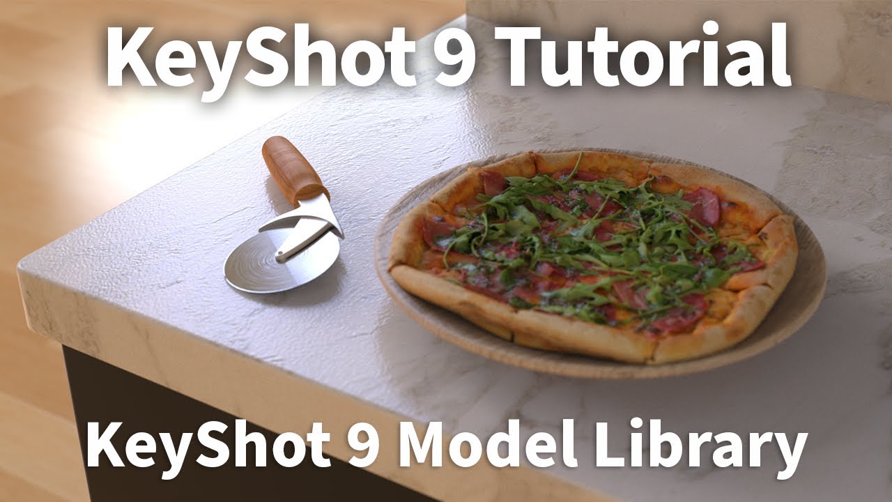 KeyShot 9 Feature Tutorial - Model Library