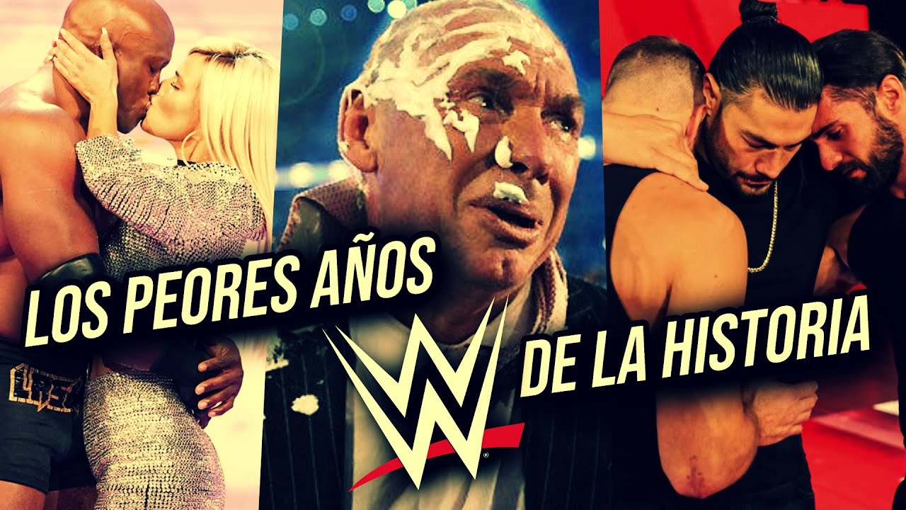 LOS 5 PEORES AÑOS EN TODA LA HISTORIA DE WWE 📉😞 | Las Eras Más Desastrosas de WWE