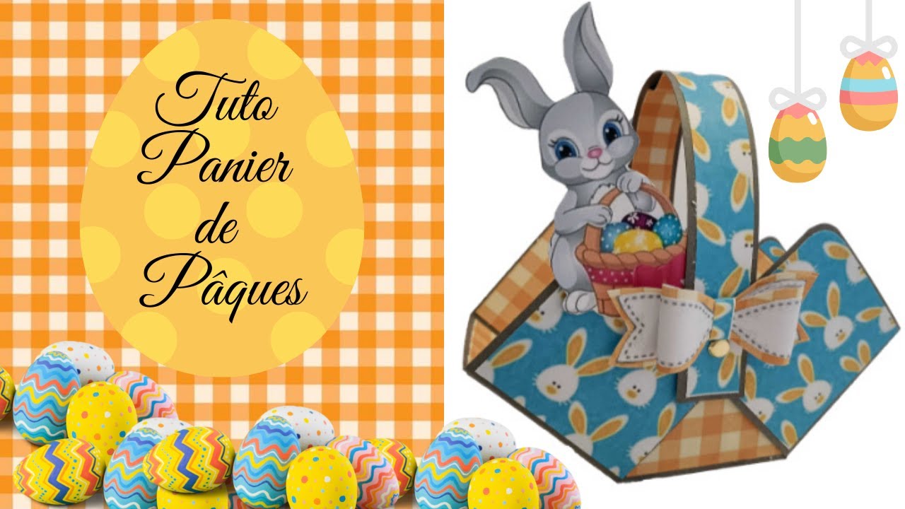 Petit panier de Pâques 😊 (j avais effacé la vidéo par mégarde )