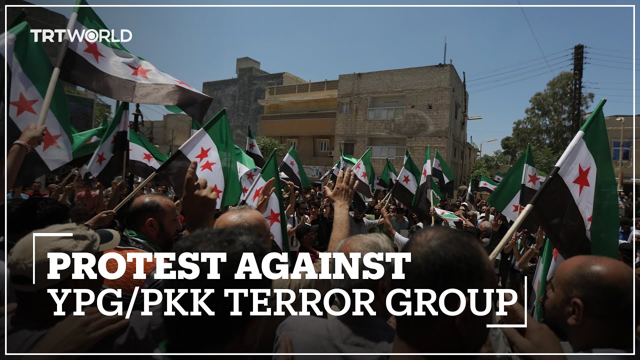 Syrians express their frustration against YPG/PKK terror group