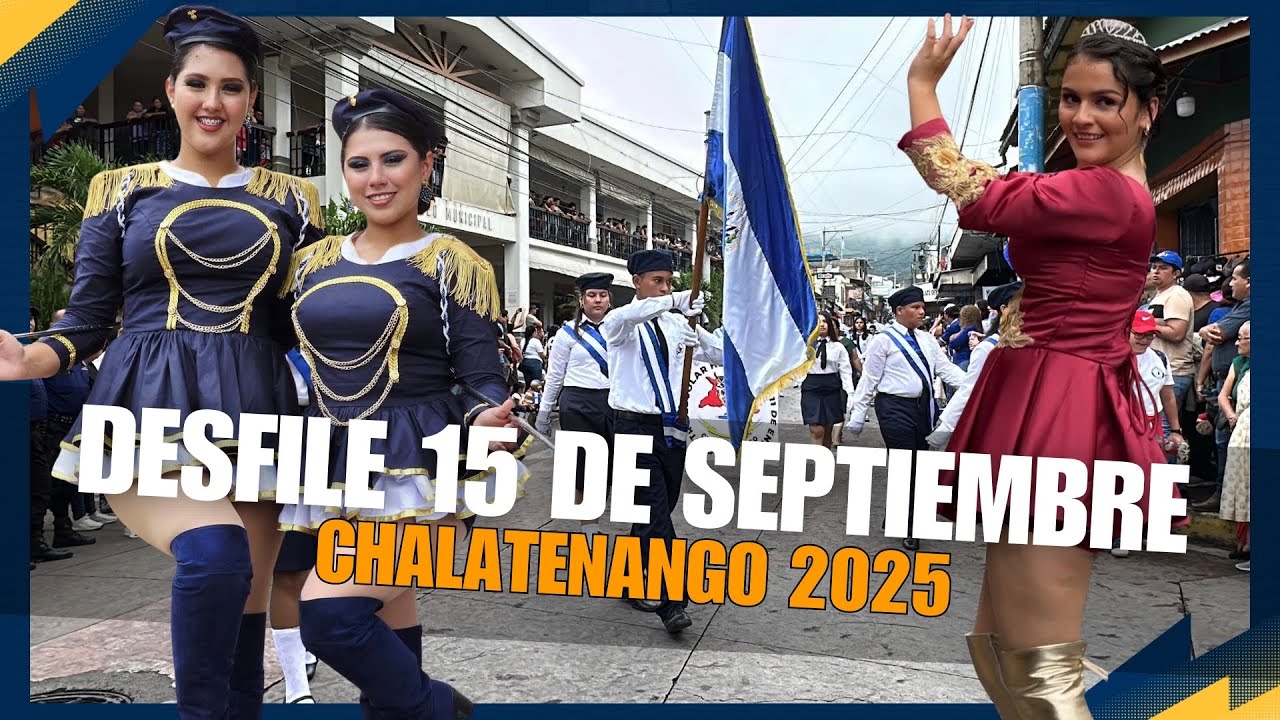 Desfile de independencia 15 de septiembre, Chalatenango 2025