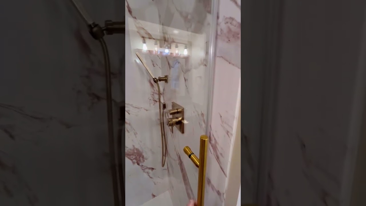 VIGO Frameless Sliding Shower Doors