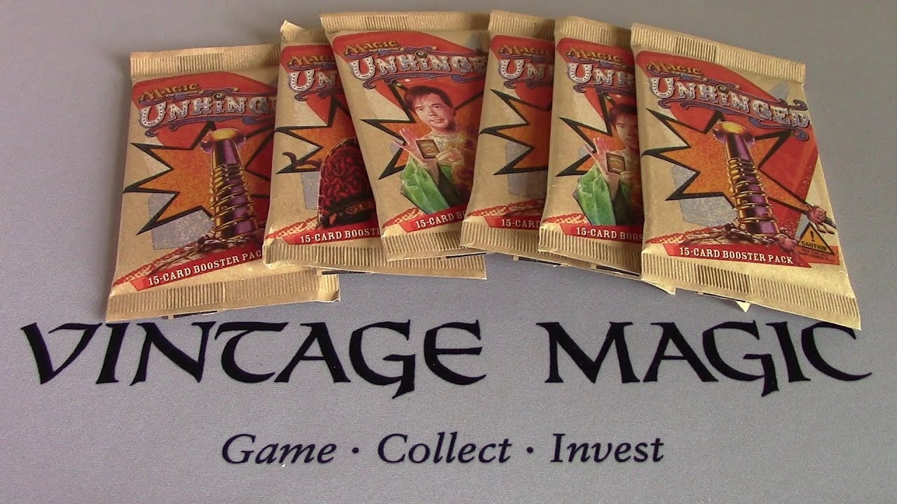 Unhinged Boosters Opened! MTG Magic the gathering!