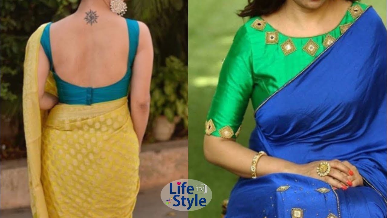 New Colour Combination Ideas for Saree and Blouse | Latest Sarees and Blouses Designs | Lifestyle TV