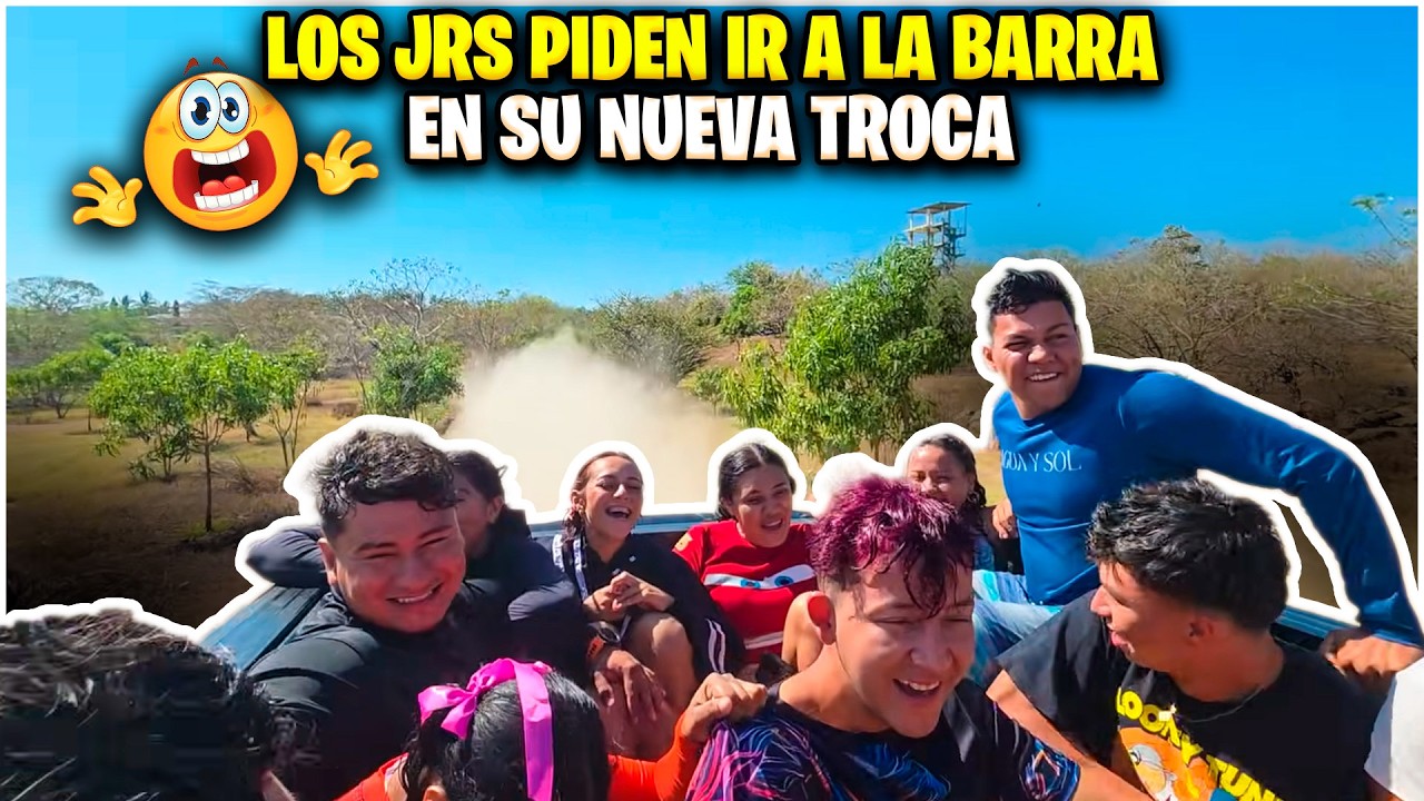 Los Jrs fueron a probar su nueva adquisición y miren como les fue