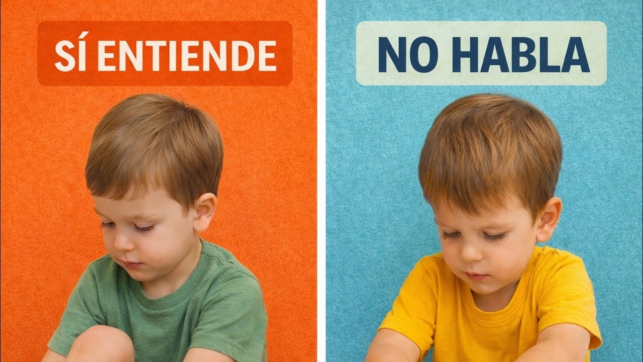 Mi hijo ENTIENDE  PERO casi NO HABLA