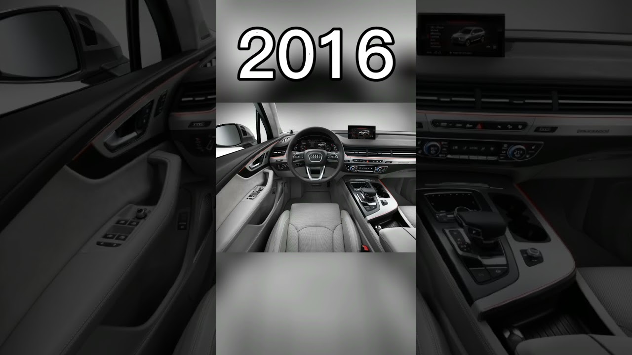 evolution of Audi Q7 interior (2005/2022)#audi#audiq7#interior#2023#shortsfeed#viral#shorts