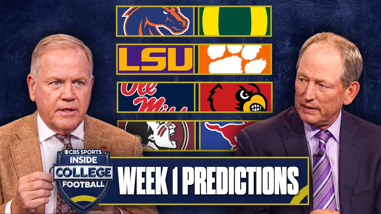 2026 Week 1 CFB Picks & Predictions: LSU vs Clemson, Ole Miss vs Louisville & MORE