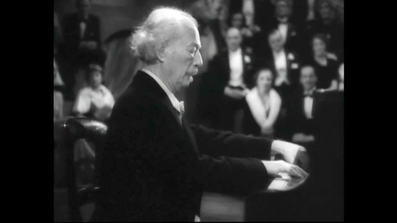 Paderewski plays Liszt Hungarian Rhapsody no. 2 - Lassan (1922 & 1936)