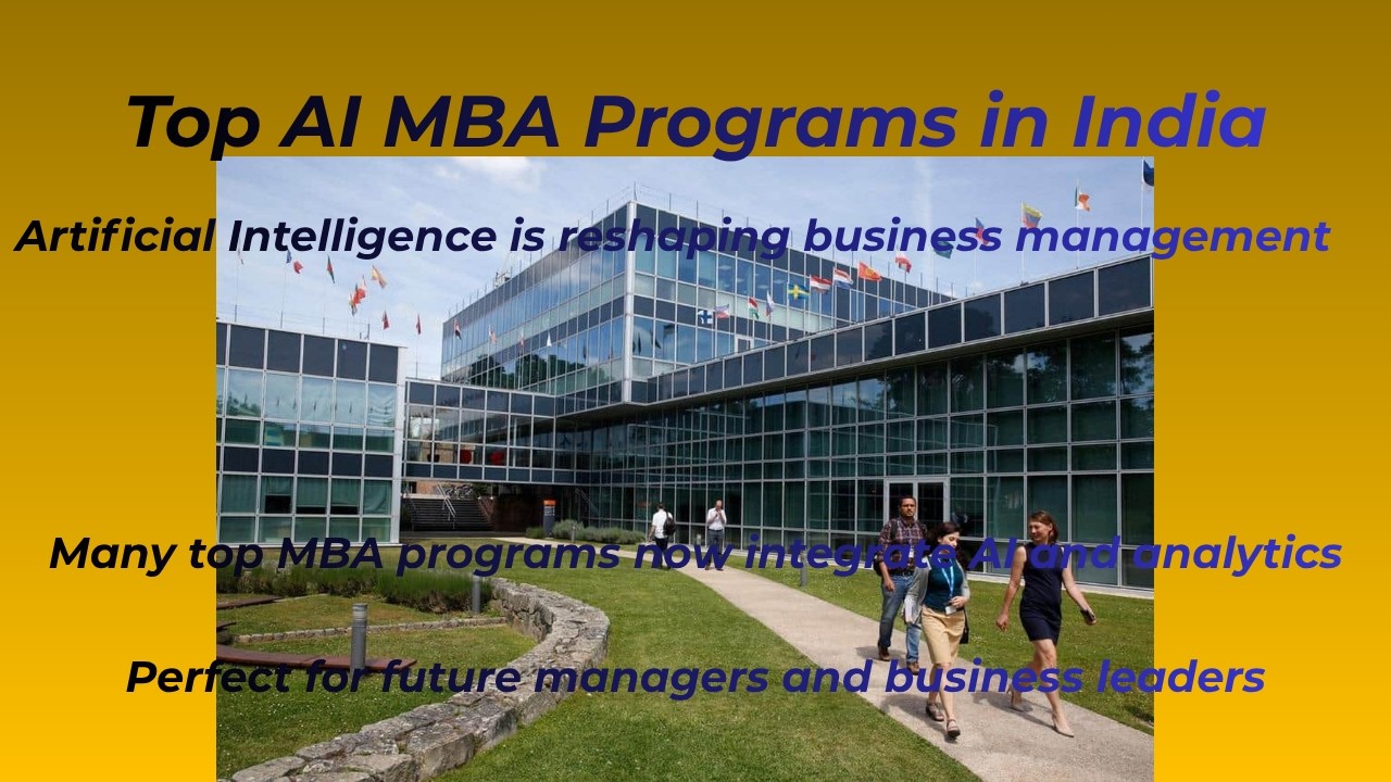 Top AI MBA Programs in India 🔥 Best MBA in Business Analytics & AI 2026