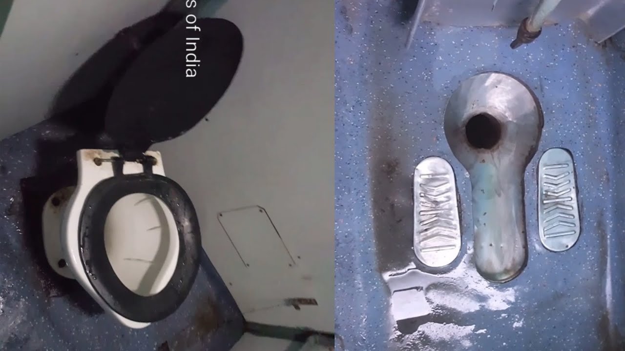 Toilets of Indian trains are masterpieces