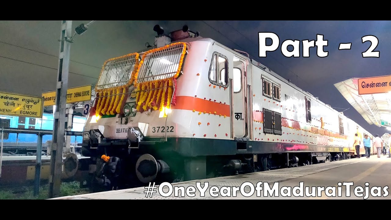 Chennai to Madurai by Tejas Express & Celebrations Everywhere | #OneYearOfMaduraiTejas | Part 2