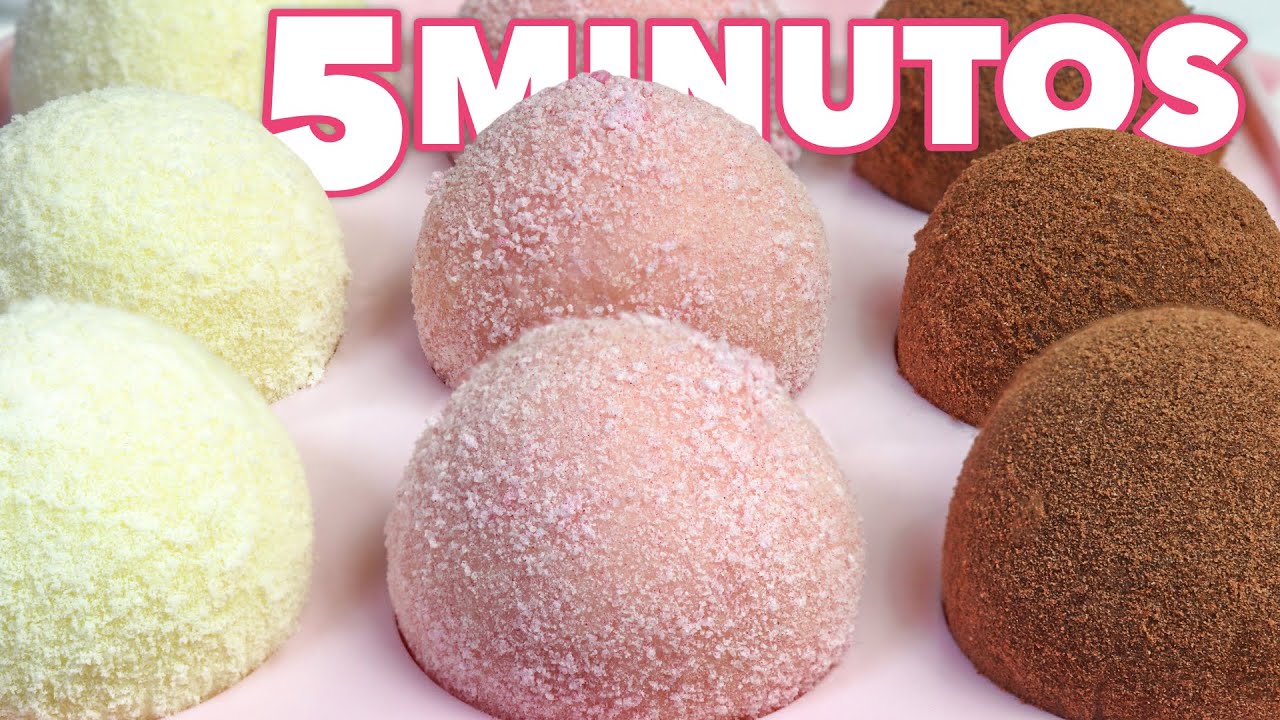 TRUFAS EN MINUTOS CON 3 INGREDIENTES! ❤️ 3 Sabores diferentes
